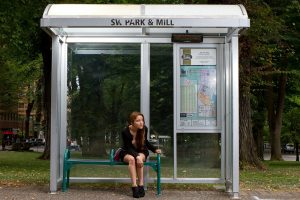 Chatsifieds a girl waiting for bus
