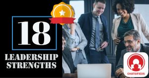 Chatsifieds leadership strength Badge 18