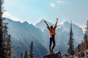 Chatsifieds girl on top of a mountain
