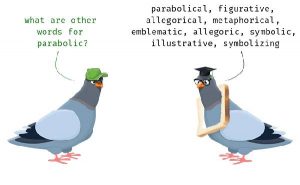 Learn English word Parabolic birds chatsifieds