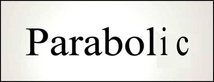 Learn English word Parabolic