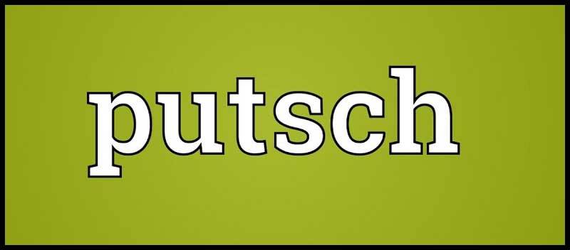 Learn English word putsch and and increase your English vocabulary