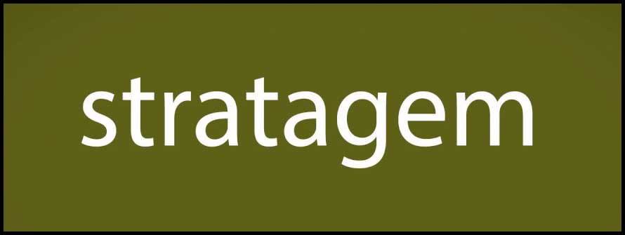 Learn Stratagem Meaning