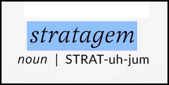 Learn word Stratagem Meaning