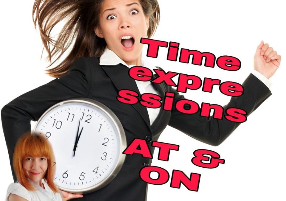 Using correct time prepositions AT and ON | English Time Ask Elo