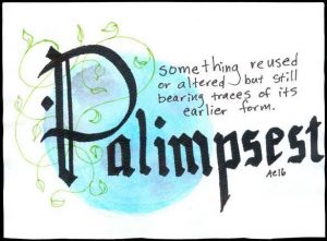 Learn PALIMPSEST Meaning defnition Etymology Synonyms and Usage