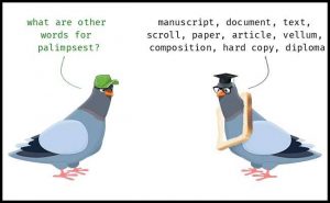 Learn PALIMPSEST Synonyms