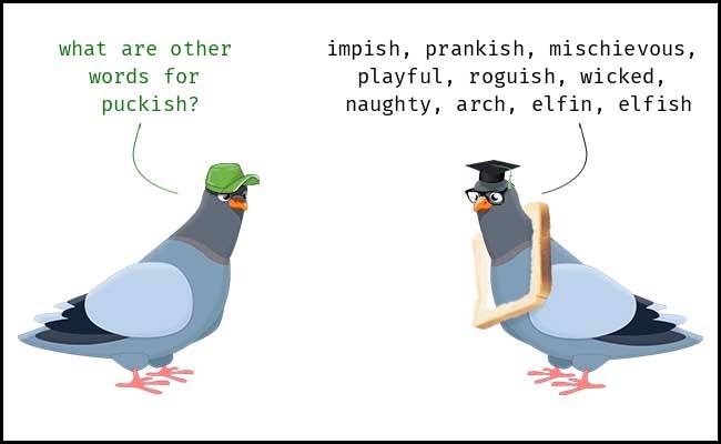 Learn Puckish Meaning Etymology and Synonyms