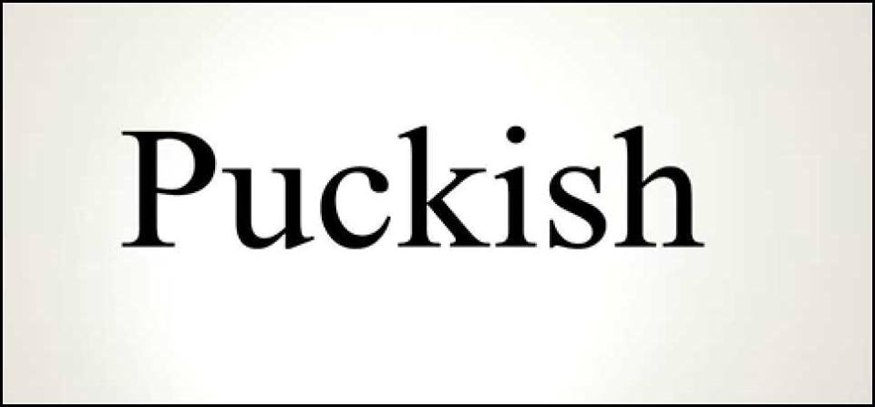 Learn Puckish Meaning Etymology and Synonyms