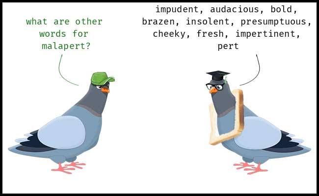 Learn Malapert Meaning Etymology and Synonyms