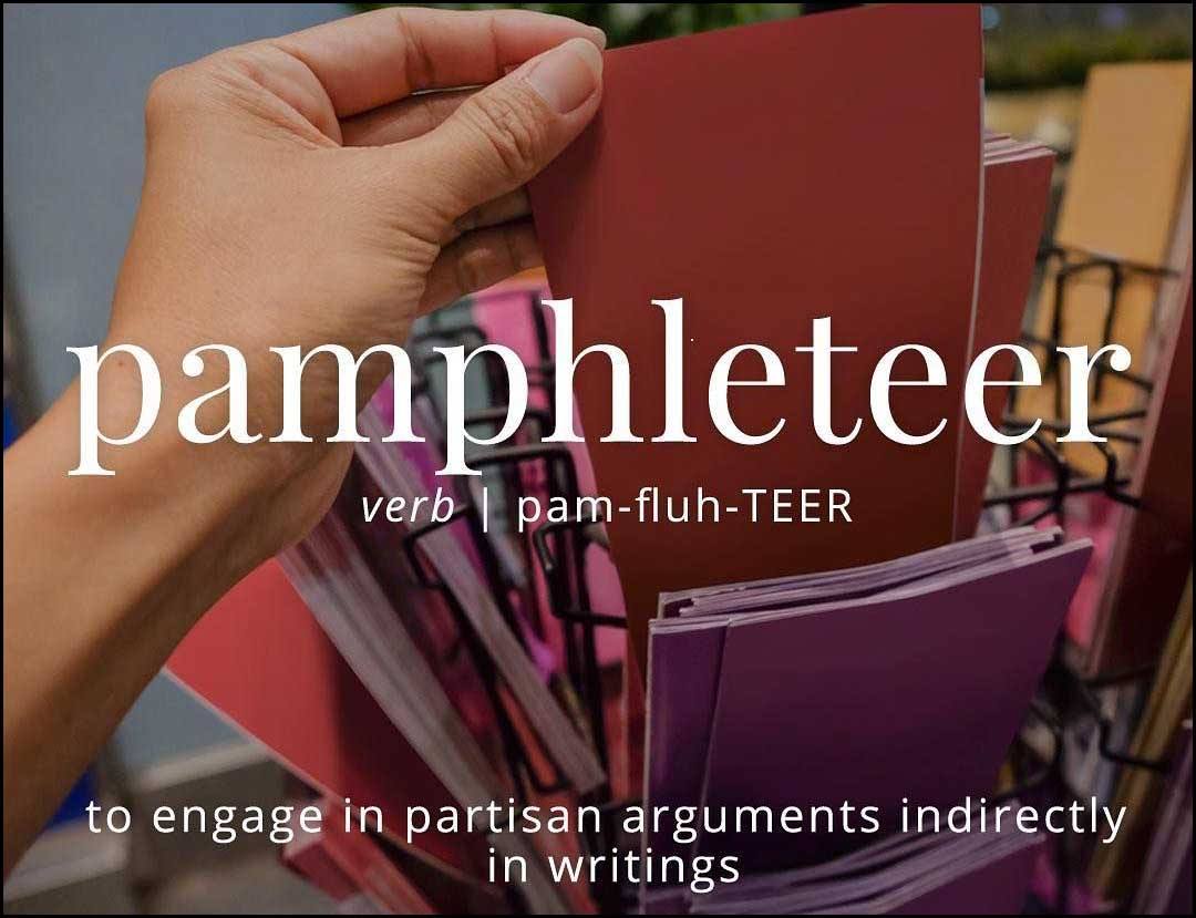 Wordipedia Learn PAMPHLETEER Meaning Etymology and Synonyms