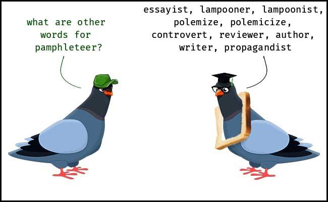 Wordipedia Learn PAMPHLETEER Meaning Etymology and Synonyms