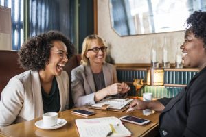 Women chatting talking discussion English fluency Chatsifieds