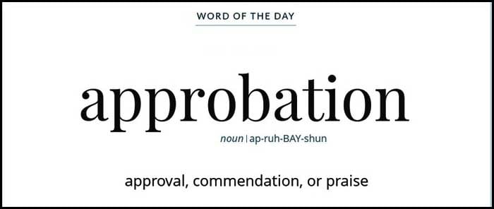 Wordipedia Learn APPROBATION Meaning Etymology and Synonyms Chatsifieds