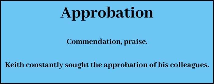Wordipedia Learn APPROBATION Meaning Etymology and Synonyms Chatsifieds