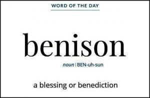 Wordipedia Learn BENISON Meaning Etymology and Synonyms