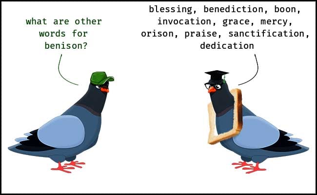 Wordipedia Learn BENISON Meaning Etymology and Synonyms