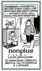 NONPLUS Meaning NONPLUS Etymology NONPLUS Synonyms and Antonyms Cartoon grammar rules chatsifieds