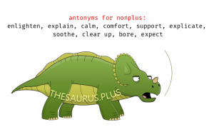 NONPLUS Meaning NONPLUS Etymology NONPLUS Synonyms and Antonyms dinosaurChatsifieds