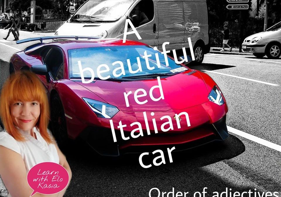 Order of adjectives | What is the correct order of adjectives?