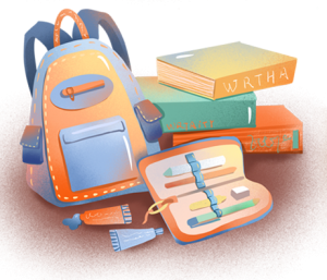 Chatsifieds English books notes and backpacks
