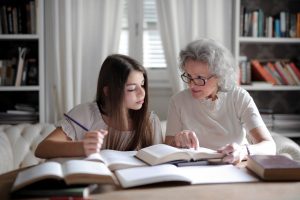 English tutoring with a young girl student Chatsfieds Learn english faster