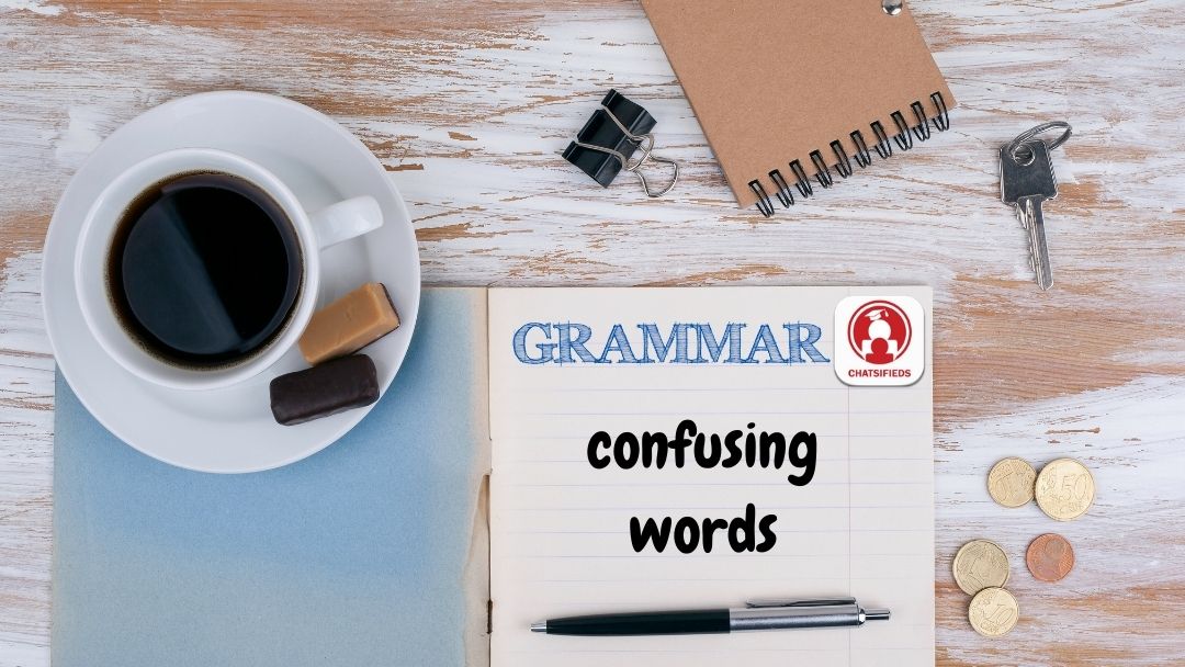 Certificate of Confusing Words in English Test 1