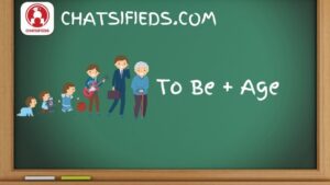 to be + age in English free online English lessons and test by chatsifieds