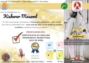 Grammar Certificate by chatsifieds