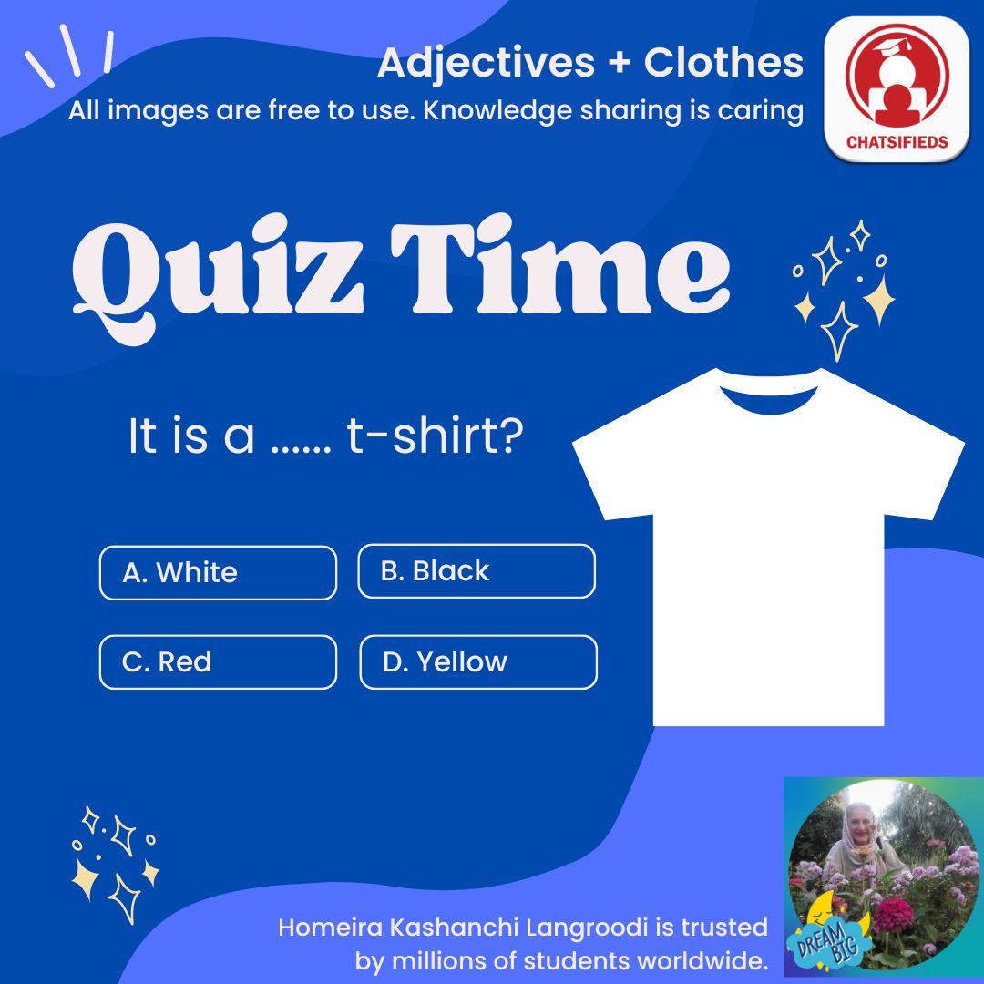 adjectives color white english quiz chatsifieds