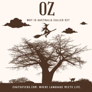Why is Australia Called Oz chatsifieds learn english culture