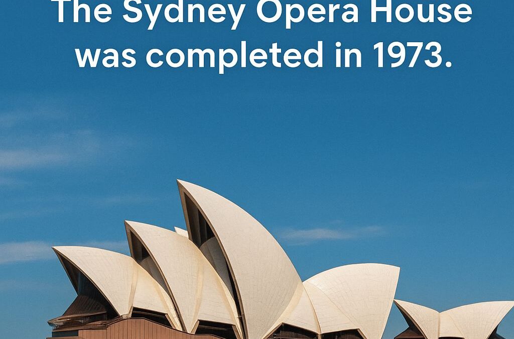 Learn English Past Tense with Sydney Opera House History