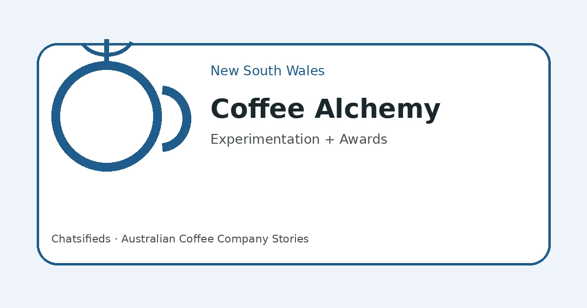 Brand-neutral Chatsifieds illustration for the Coffee Alchemy English and culture lesson