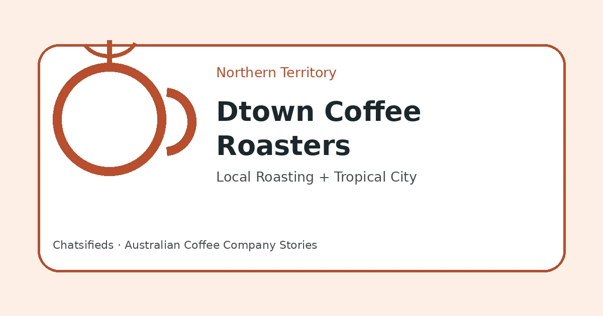 Brand-neutral Chatsifieds illustration for the Dtown Coffee Roasters English and culture lesson