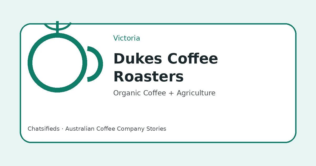Brand-neutral Chatsifieds illustration for the Dukes Coffee Roasters English and culture lesson