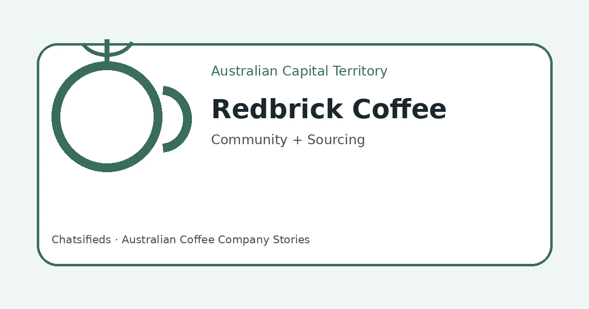 Brand-neutral Chatsifieds illustration for the Redbrick Coffee English and culture lesson
